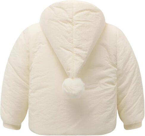 Baby Girl Winter Fleece Jacket Toddler Boy Puffer With Hood Coat Infant Clothes in Kuwait