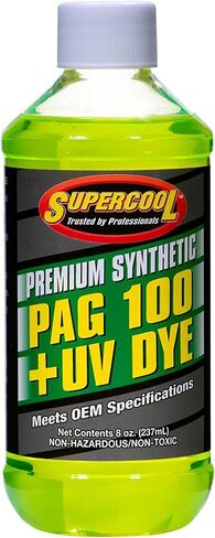 TSI Supercool P100-8D PAG 100-Viscosity Plus U/V Dye Oil - 8 oz , Silver in Saudi Arabia