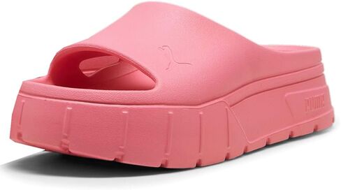 PUMA Womens Mayze Stack Injex Platform Slide Casual Sandals Casual - Pink - Size 6 M in Saudi Arabia