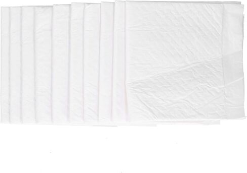 Baby Disposable Urine Changing Pad 10Pcs Newborn Infant Non Woven Fabric Soft Cotton Like Skin Friendly Fast Absorption Leak Proof Breathable PE Film 45 x 33cm in Saudi Arabia