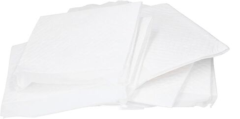 Baby Disposable Urine Changing Pad 10Pcs Newborn Infant Non Woven Fabric Soft Cotton Like Skin Friendly Fast Absorption Leak Proof Breathable PE Film 45 x 33cm in Saudi Arabia