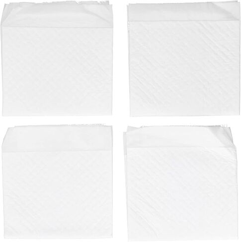 Baby Disposable Urine Changing Pad 10Pcs Newborn Infant Non Woven Fabric Soft Cotton Like Skin Friendly Fast Absorption Leak Proof Breathable PE Film 45 x 33cm in Saudi Arabia