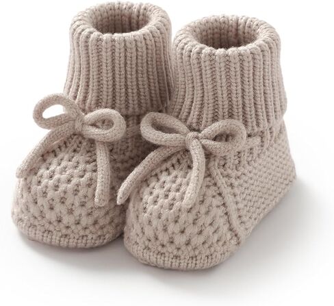 أحذية حديثي الولادة محبوكة جوارب الأطفال يدوي الكروشيه متماسكة الأولاد الفتيات in Kuwait