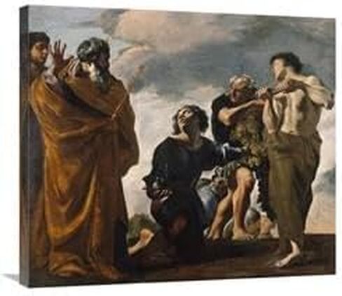 30 in. Moses & The Messengers from Canaan Art Print - Giovanni Lanfranco in Saudi Arabia