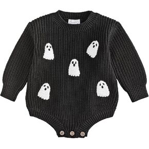 Mud Pie Kids Baby Boy Halloween Ghost Sweater Bubble in Kuwait