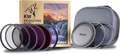 Kase Revolution Plus Mega Filter Kit Magnetic Froofchpridged Pansical Glass W Color Color Color Inc Cpl ND8 ND64 ND1000 Neutral Night UV Cap & Case (112mm) in Saudi Arabia