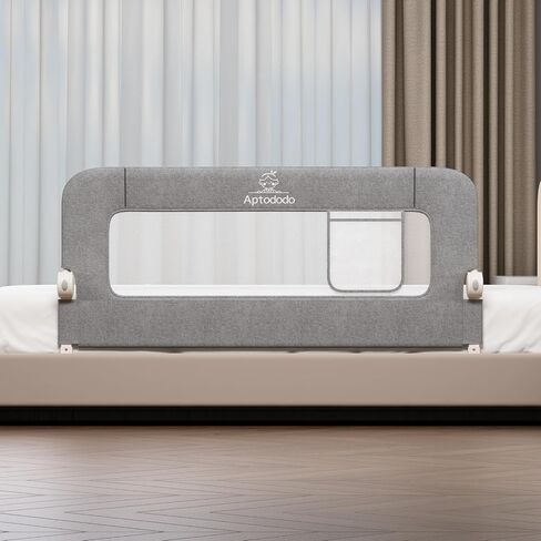 Upgraded Bed Rails for Toddlers with U-Shape Base, 33" Toddler Bed Rails with More Stable and Secure, Suitable for Crib, Twin Bed, High/Low Mattresses, Box/Platform Bed(White) in Saudi Arabia