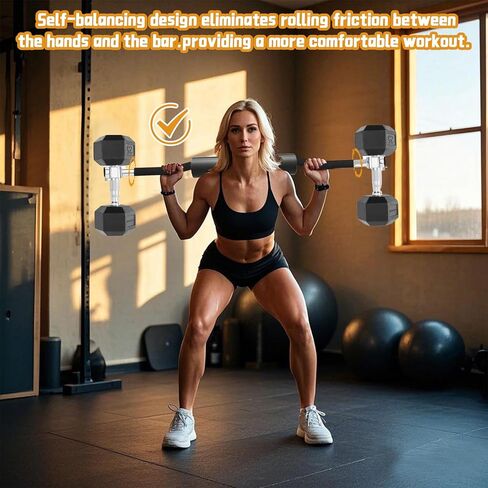 مجموعة محول Dumbbell Barbell ، محول Dumbbell القابل للتعديل لصالة الألعاب الرياضية المنزلية ، متوافق مع معظم الدمبل بما في ذلك Bowflex ، Bar All-Steel ، يدعم ما يصل إلى 220 رطلاً لرفع الأثقال in Kuwait