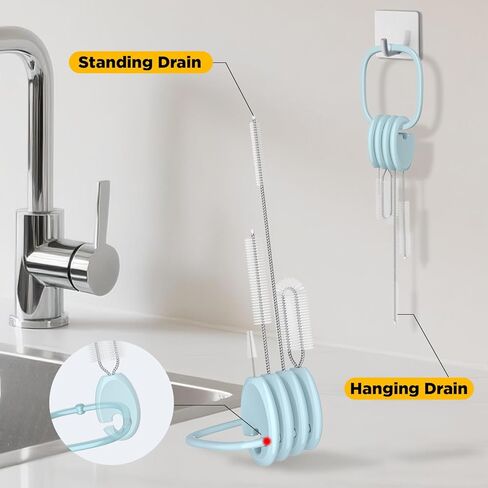 مجموعة فرشاة القش ، مجموعة نظافة من 4 قطع مع حلقة رئيسية مخصصة للقش القابل لإعادة الاستخدام ، Tumblers وزجاجات المياه - مصممة للأطفال والكبار ، الأرجواني in Kuwait