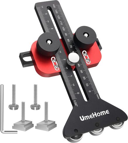 Thin Rip Jig Table Saw Jig Guide, Repetitive Narrow Strip Cuts 3 Pulleys Woodworking Tools, Fits for 3/8"x3/4" U Slot & 1/4"x3/8" T Slot in Saudi Arabia
