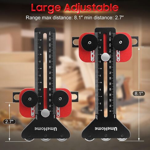 Thin Rip Jig Table Saw Jig Guide, Repetitive Narrow Strip Cuts 3 Pulleys Woodworking Tools, Fits for 3/8"x3/4" U Slot & 1/4"x3/8" T Slot in Saudi Arabia