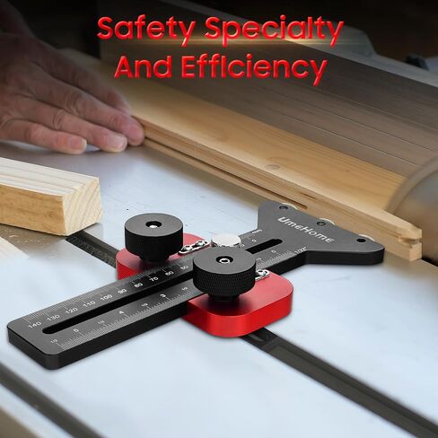 Thin Rip Jig Table Saw Jig Guide, Repetitive Narrow Strip Cuts 3 Pulleys Woodworking Tools, Fits for 3/8"x3/4" U Slot & 1/4"x3/8" T Slot in Saudi Arabia