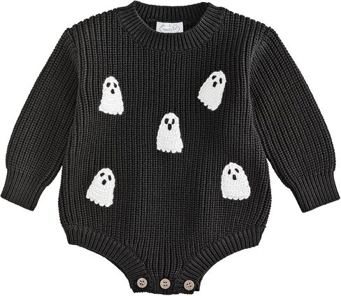 Mud Pie Kids Baby Boy Halloween Ghost Sweater Bubble in Saudi Arabia
