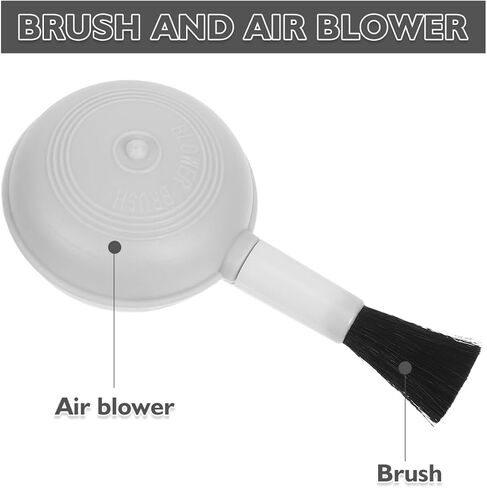 Cleaning Brush Set - Lens Air Blower and Dust Remover for DSLR Cameras Mobile Phones and Electronics - Detachable Brush for Easy Cleaning and Storage in Saudi Arabia
