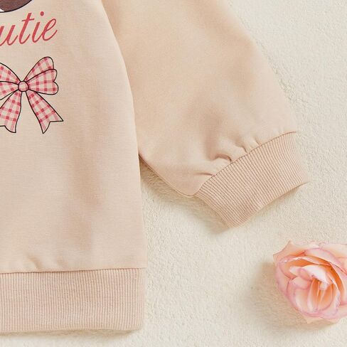 Baby Boys Girls Fall Football Sweatshirt Sunday Funday Rugby Theme Crew Neck Pullover For Infant Toddler Kids in Kuwait