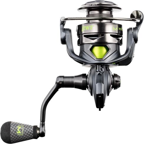Mach Lew's 2 Spinning Reel, 9+1 Stainless Steel Ball Bearings, Size 300 Reel, 6.2:1 Gear Ratio, Right or Left-Hand Retrieve, Black/Green in Kuwait