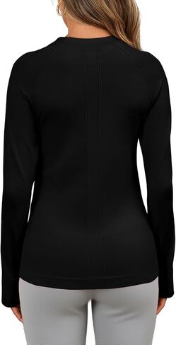 Yousify Women’s Long Sleeve Maternity Tops Pregnancy Shirts Workout Yoga Athletic Tops Blouses with Thumb Holes in Saudi Arabia