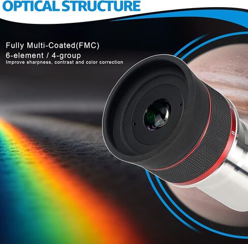 SVBONY Zoom Eyepiece Set, Achieve Zoom Range 3-20mm, SV215 Zoom Eyepiece, 1.25'' 3-8mm Eyepiece Bundle with SV230 Telescope Eyepiece, 8-20mm Zoom Eyepiece for Astronomy Planetary Visual in Saudi Arabia