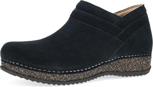 Dansko Muriel's Women's Seede Suede Bootie-cozy slip-on boot with midsole cushioned cork in Saudi Arabia