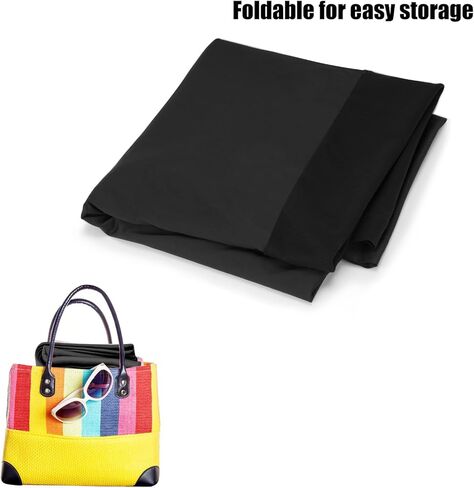 Stretchy Panoramic Canopy Compatible with Wonderfold Stroller Wagons W2/W4 All Models,UPF50+ Sun Protection with Two Mesh Windows,Sun Shade and Protection(Black) in Saudi Arabia