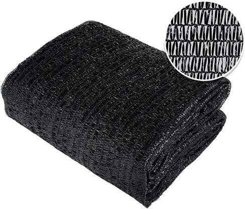 Agfabric 30% Sun-Block Shade Cloth 6x8ft Net Mesh Shade with Clips for Garden Patio&Plants, Black in Saudi Arabia