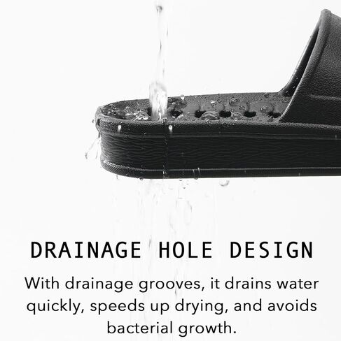 أحذية دش للنساء والرجال مع ثقوب الصرف تدليك صندل شريحة شريحة ناعمة مملوءة بانزلاق شرائح بركة سباحة راحة سميكة صالة ألعاب رياضية سميكة أحذية دش تجفيف سريع الحمام سبا in Kuwait