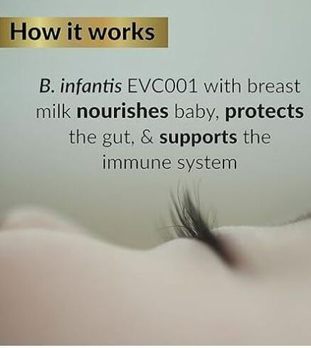 evivo الرضع بروبيوتيك قطرات | ضروريات الطفل لتخفيف المغص والغاز | آمن للحديدين الجدد | سهولة البكاء ، والغذاء ، والغاز ، والطفح حفاضات | تم التحقق من المشروع غير المعدلة وراثيا | 6.5 مل in Kuwait