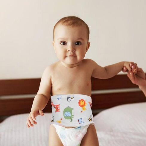 Healifty 4pcs Baby Belly Band for Nevel Cotton Cotton Baby in Kuwait