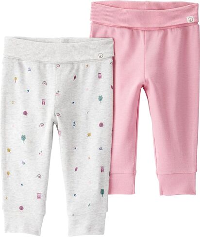 Little Planet by Carter's Baby Girls's 2-Pack Pants مصنوعة من القطن العضوي in Saudi Arabia