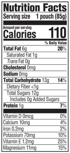 Happy Baby Organics Nutty Blends Stage 2, Bananas & Peanut Butter Organic Baby Food, Pack of 12 (3 oz each) in Saudi Arabia