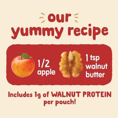 Happy Baby Organics Nutty Blends Stage 2, Bananas & Peanut Butter Organic Baby Food, Pack of 12 (3 oz each) in Saudi Arabia