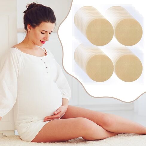 30 PCS BENLANCY BELLY BUNLY COVER SPATH 2.16 "غطاء زر البطن القابل لإعادة الاستخدام قابلة لإعادة الاستخدام لحمل الأمومة (على شكل زهرة ، شفاف ، أبيض) in Kuwait