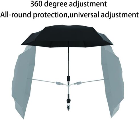 Umbrella Stroller For Baby Umbrella Clip Fixing Device UPF 90+ UV Protect Pushchair Sun Parasol Stroller Accessory in Saudi Arabia