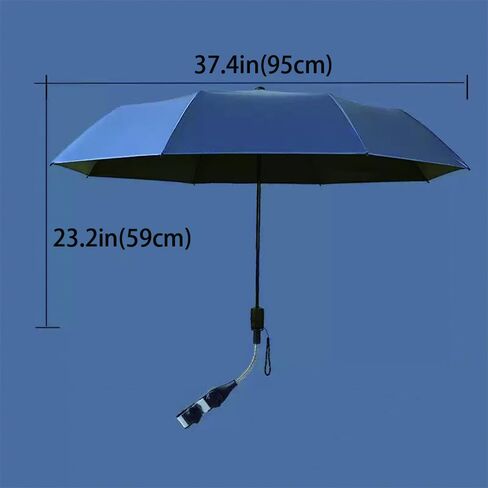 Umbrella Stroller For Baby Umbrella Clip Fixing Device UPF 90+ UV Protect Pushchair Sun Parasol Stroller Accessory in Saudi Arabia