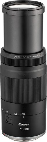 Canon RF 75-300mm F4-5.6 Telephoto Zoom Long-Range Autofcus Lens for EOS R Cameras + 58mm 3 قطعة مرشح Kit + كيس عدسة كبيرة + حزمة كبسه + حزمة مجموعة التنظيف (متجددة) in Saudi Arabia