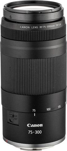 Canon RF 75-300mm F4-5.6 Telephoto Zoom Long-Range Autofcus Lens for EOS R Cameras + 58mm 3 قطعة مرشح Kit + كيس عدسة كبيرة + حزمة كبسه + حزمة مجموعة التنظيف (متجددة) in Saudi Arabia