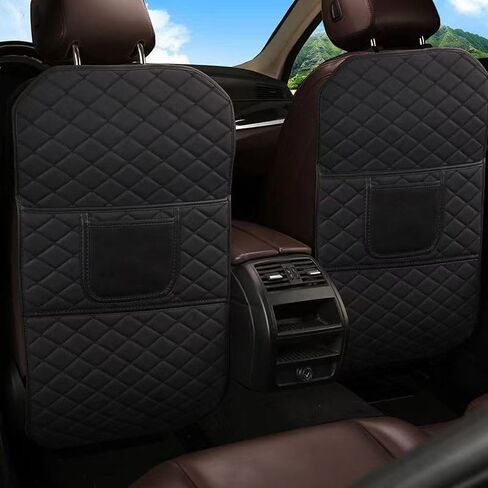 PU CAR SEAT PROCTERTORT HONDA CIVIC 2022 2023 2024 2025 ، PAD المقاومة للماء المضادة للماء من السهل تنظيف الملحقات الداخلية للسيارات ، الأسود in Saudi Arabia