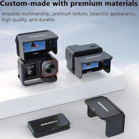 Magnetic Hood for Insta360 Ace Pro2 Screen Hood, Folding Sunshade Holder Protective Cover Accessories in Saudi Arabia