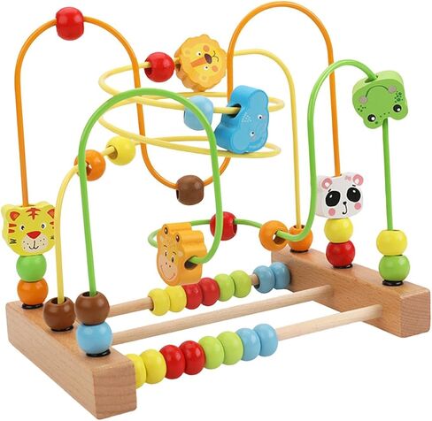 لعبة Maze Wooden Bead Maze التعليمية لتنمية تعلم الأطفال ، الفاكهة أ in Kuwait