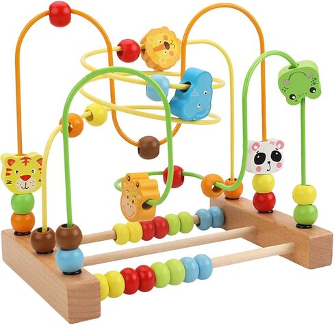 لعبة Maze Wooden Bead Maze التعليمية لتنمية تعلم الأطفال ، الفاكهة أ in Kuwait