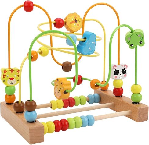 لعبة Maze Wooden Bead Maze التعليمية لتنمية تعلم الأطفال ، الفاكهة أ in Kuwait