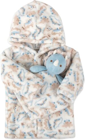 Baby Robe Set for Boys & Girls 0-9 Months - Hooded Robe & Lovey Gift Set in Kuwait