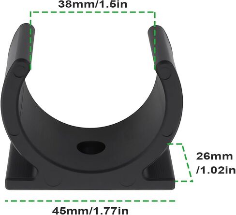 4X Vacuum Hose Wall Mount Compatible with Henry Hetty 38mm Fixing Clip Cable Management Bracket for Wall Storage in Saudi Arabia