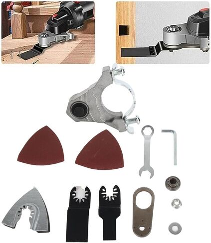 مجموعة أدوات محول طاحونة زاوية تذبذب ، أداة محول رأس Grinder Adapter أداة كاملة للاستبدال in Saudi Arabia
