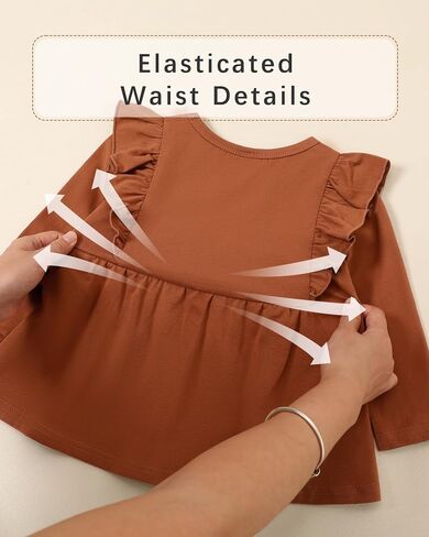Wesidom Toddler Girl Girl Clothes كتف الكتف أعلى+السراويل الزهرية 1-6T ملابس الصغار الفتيات in Kuwait