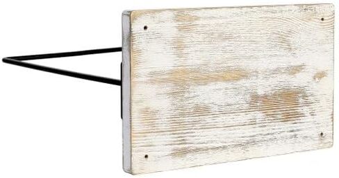 حامل كرة تثبيت للتمارين الرياضية مثبت على الحائط من MyGift، حامل عرض من الخشب الصلب المحروق الريفي وسلك معدني أسود لكرات اليوجا في صالة الألعاب الرياضية المنزلية أو الاستوديو، مجموعة من 2 in Kuwait