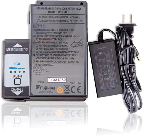 ✦［ حزمة من 1］ BTR-09 14.8V 7800MAH معاد شحنها مع شاحن لـ BTR-09 FUJIKURA FUSION SPLICER 19S 70S 80S FSM-70S ، FSM-80S ، FSM-70S+، FSM-70R in Saudi Arabia