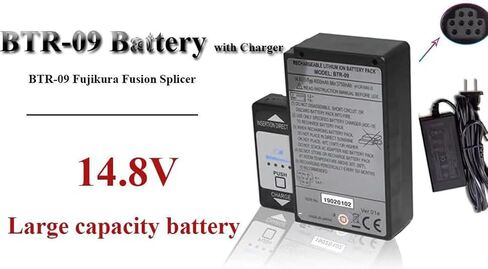 ✦［ حزمة من 1］ BTR-09 14.8V 7800MAH معاد شحنها مع شاحن لـ BTR-09 FUJIKURA FUSION SPLICER 19S 70S 80S FSM-70S ، FSM-80S ، FSM-70S+، FSM-70R in Saudi Arabia
