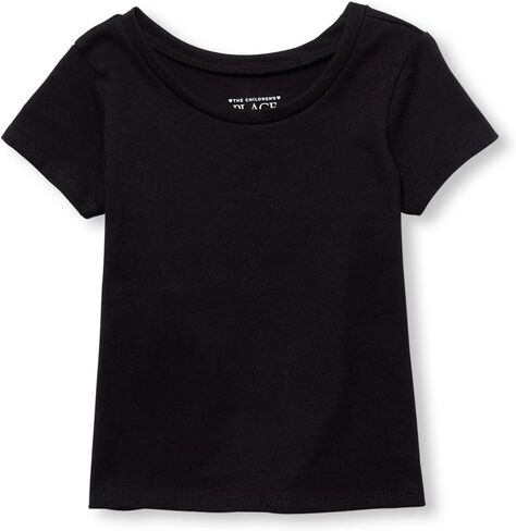 The Children's Place Girls Basic Long Sleeve Tee Shirt ، Black ، 3T US in Saudi Arabia