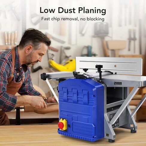 Benchtop Planer,29.1"×8.03"×14" Worktable,1250W Power,8000 RPM,Low Dust And Low Noise in Saudi Arabia